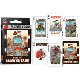 Cleveland Browns Fan Deck Playing Cards - 54 Card Deck by MasterPieces Puzzle Company INC