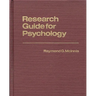 Research Guide for Psychology