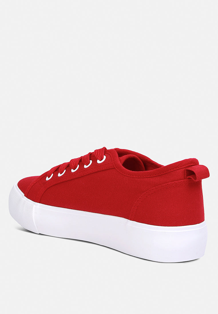 Glam Doll Casual Flatform Sneakers by London Rag