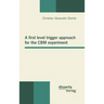 A first level trigger approach for the CBM experiment