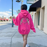 Go Find Less Hoodie - Fuchsia by Sweetees - Vysn