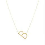 Gold Initial Necklaces by Jonesy Wood