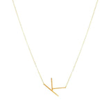 Gold Initial Necklaces by Jonesy Wood