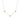 Gold Love Knot Necklace by Hollywood Sensation®