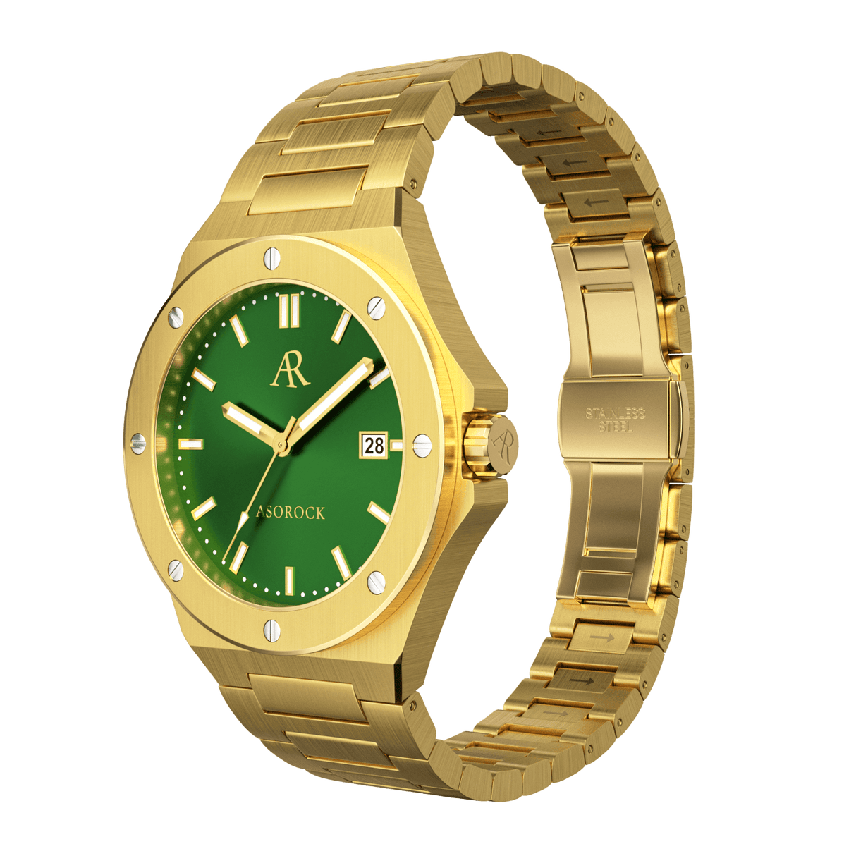 Gold/Green Mansa (RESTOCK PRE-ORDER) by ASOROCK WATCHES