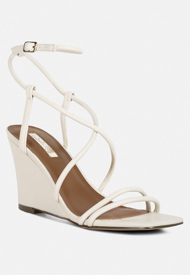 gram hunt ankle strap wedge sandals by London Rag