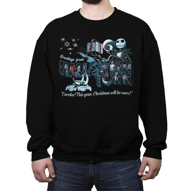 Greetings from H-Town - Best Seller - Crew Neck Sweatshirt by RIPT Apparel - Vysn