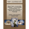 Bayuk Cigars, Incorporated, Petitioner, V. Commonwealth of Pennsylvania. U.S. Supreme Court Transcript of Record with Supporting Pleadings