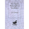 Greek Philosophical Vocabulary