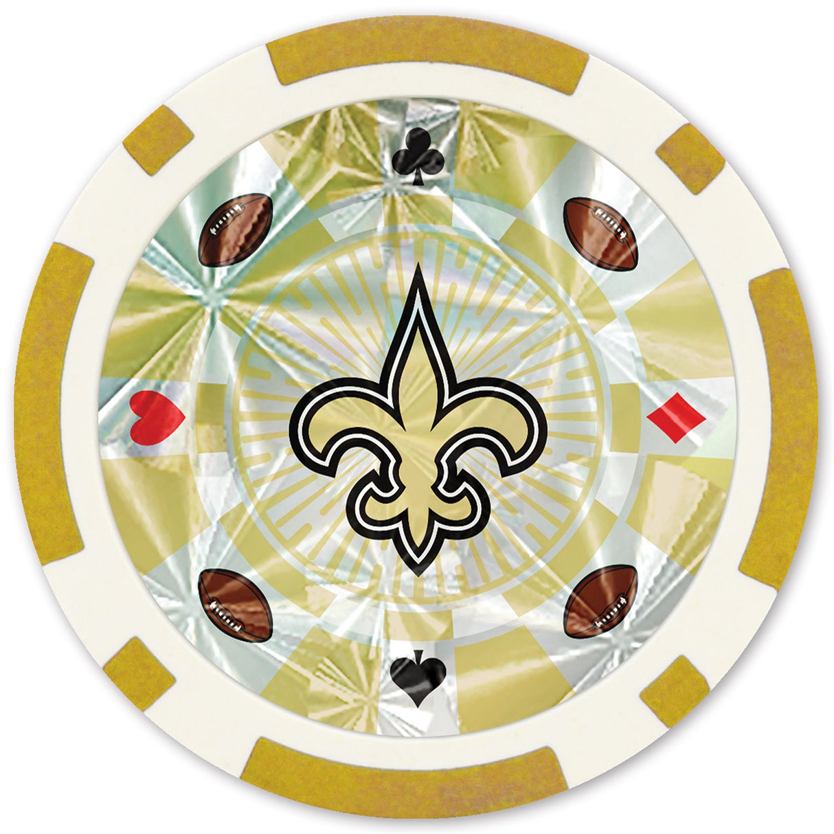 New Orleans Saints 20 Piece Poker Chips by MasterPieces Puzzle Company INC