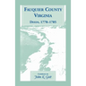Fauquier County, Virginia Deeds, 1778-1785