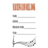 Marching Band Drill Book