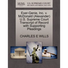 Exer-Genie, Inc. V. McDonald (Alexander) U.S. Supreme Court Transcript of Record with Supporting Pleadings