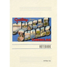 Vintage Lined Notebook Greetings from Muscle Shoals