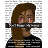 Don't Forget My Name