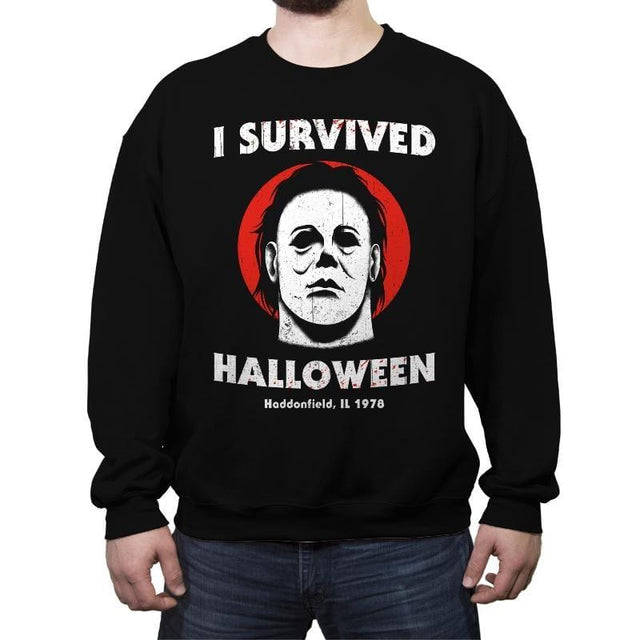 Halloween Survivor - Crew Neck Sweatshirt by RIPT Apparel - Vysn