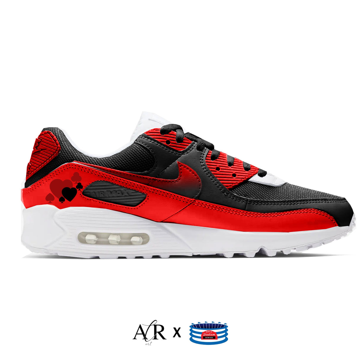 "Harley" Nike Air Max 90 Shoes by Stadium Custom Kicks