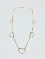 Heart Choker Necklace by Jennifer Cervelli Jewelry