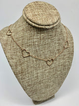 Heart Choker Necklace by Jennifer Cervelli Jewelry