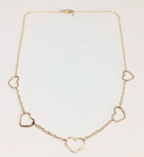 Heart Choker Necklace by Jennifer Cervelli Jewelry