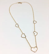 Heart Choker Necklace by Jennifer Cervelli Jewelry