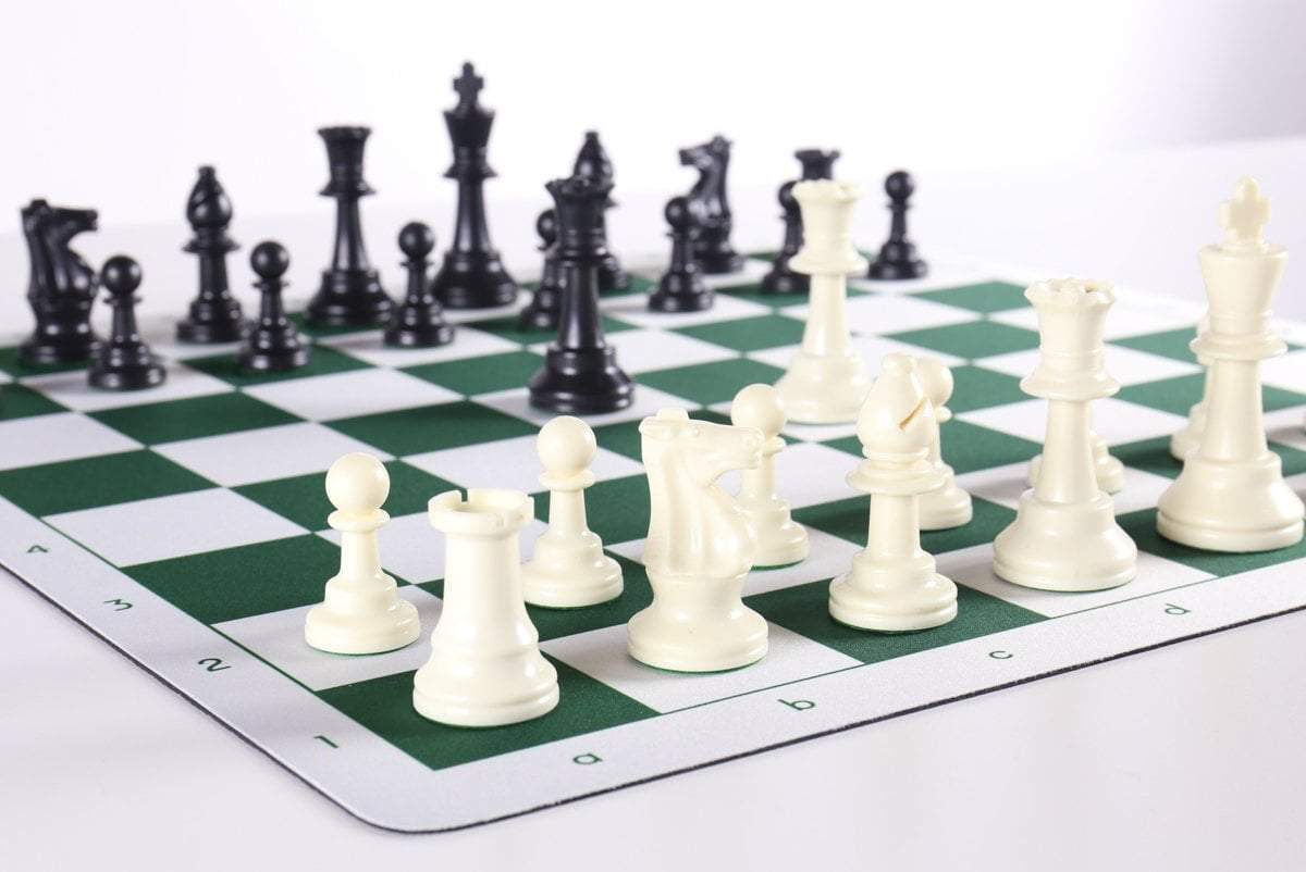 Heavy Club Flex Pad Chess Set by Chess House