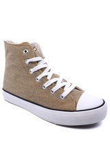 High Top Canvas Sneaker - Vysn