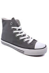 High Top Canvas Sneaker - Vysn