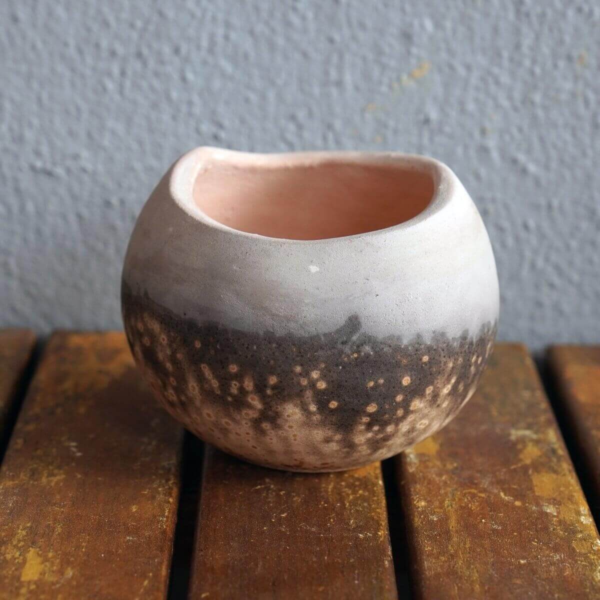 Hikari Ceramic Raku Pottery Vase by RAAQUU