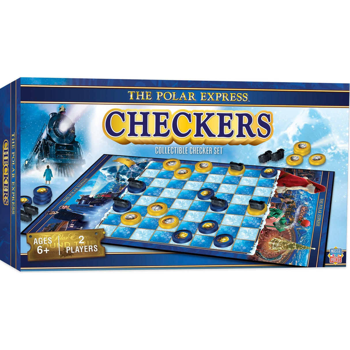 The Polar Express Checkers Board Game by MasterPieces Puzzle Company INC