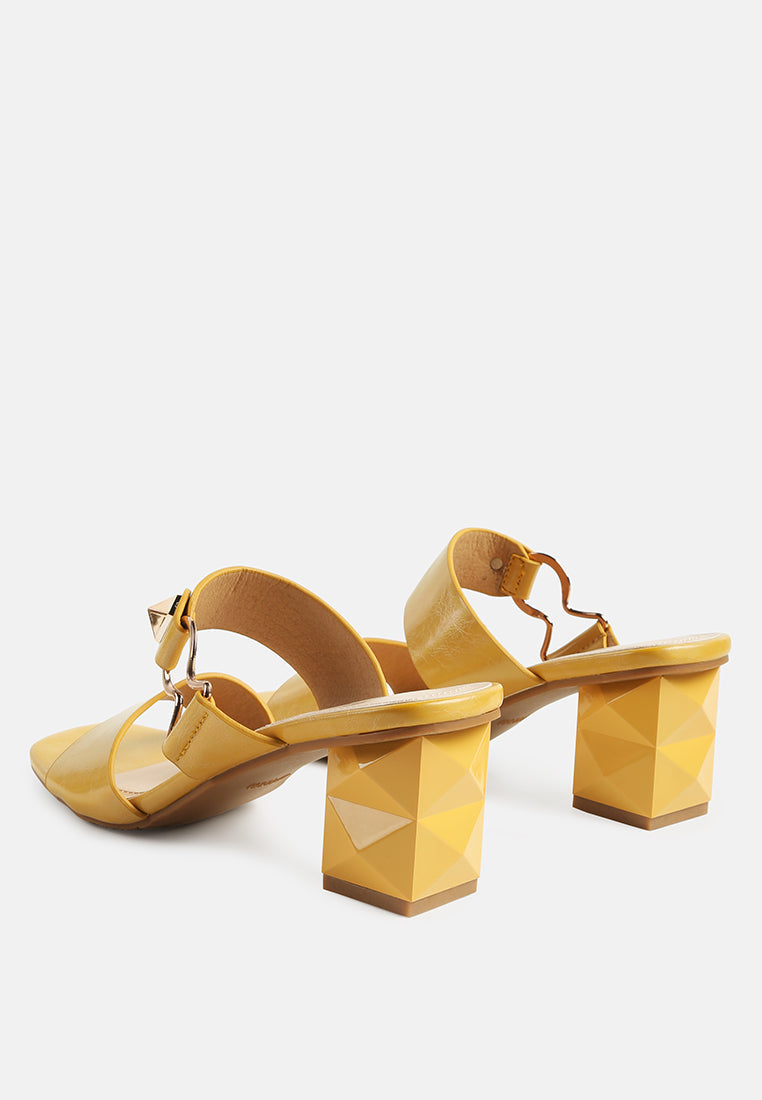 hookup fantasy block heel sandals by London Rag