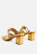 hookup fantasy block heel sandals by London Rag