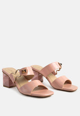 hookup fantasy block heel sandals by London Rag