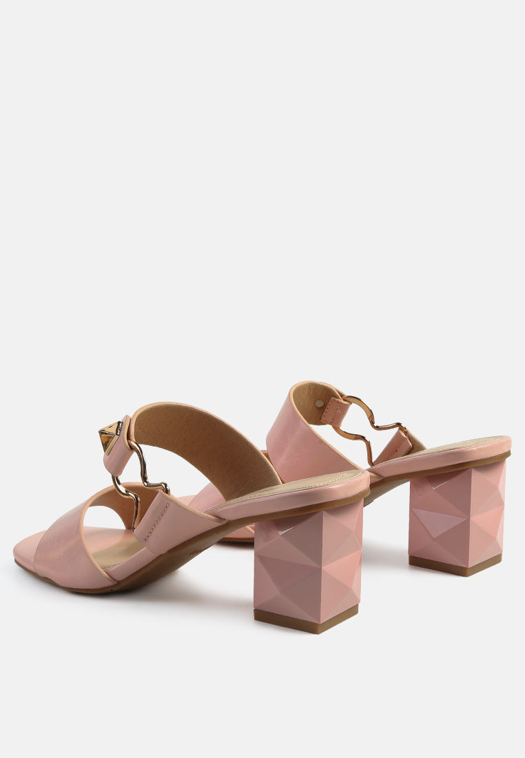 hookup fantasy block heel sandals by London Rag