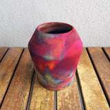 Hoseki Ceramic Raku Pottery Vase by RAAQUU