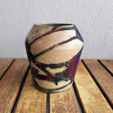 Hoseki Ceramic Raku Pottery Vase by RAAQUU