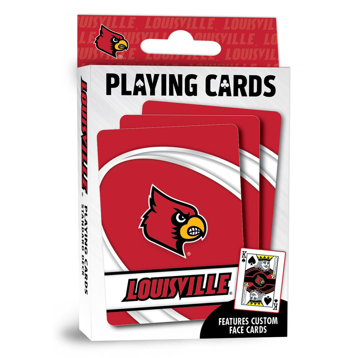 Louisville Cardinals Playing Cards - 54 Card Deck by MasterPieces Puzzle Company INC