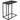 C-shaped End Table Slide Under Couch TV Tray for Coffee Laptop Tablet