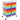Multipurpose 20 Drawers Storage Rolling Cart Studio Organizer-Multicolor