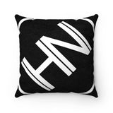 Hybrid Nation Oversized Logo Suede Pillow by Hybrid Nation