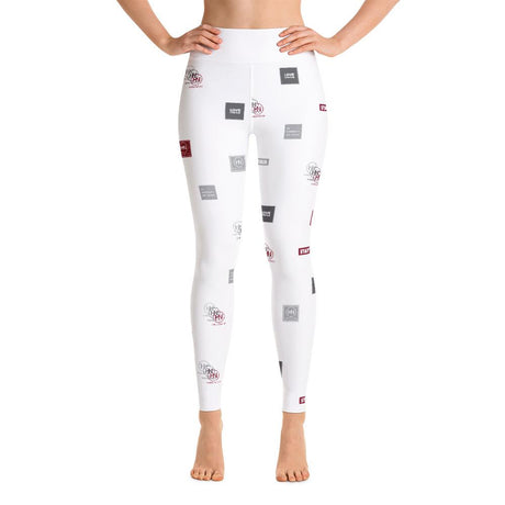 HYBRID NATION WOMEN AOP LEGGINGS (WHITE) by Hybrid Nation