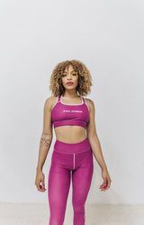 HYBRID NATION WOMEN ATHLETIC SPORTS BRA (BERRY) by Hybrid Nation