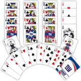 New York Giants Playing Cards - 54 Card Deck by MasterPieces Puzzle Company INC