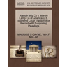 Aladdin Mfg Co V. Mantle Lamp Co of America U.S. Supreme Court Transcript of Record with Supporting Pleadings