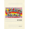 Vintage Lined Notebook Greetings from Laguna Beach, California