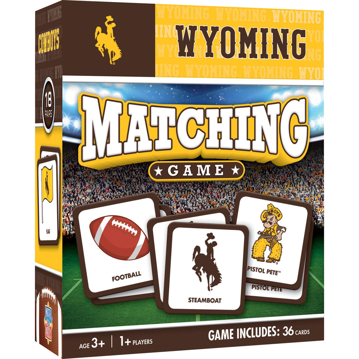 Wyoming Cowboys Matching Game by MasterPieces Puzzle Company INC