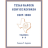 Texas Ranger Service Records, 1847-1900, Volume 5, O-S