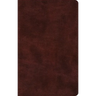ESV Large Print Thinline Bible, Red Letter (Trutone, Mahogany)