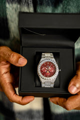 Iced transporter - Big diamond bezel - Fully iced strap by ASOROCK WATCHES