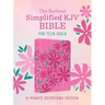 The Barbour Simplified KJV Bible for Teen Girls--3-Minute Devotions Edition